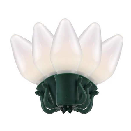 Celebrations Celebrations Platinum LED C7 Warm White 50 ct String Christmas Lights 25 ft. C750OWHA